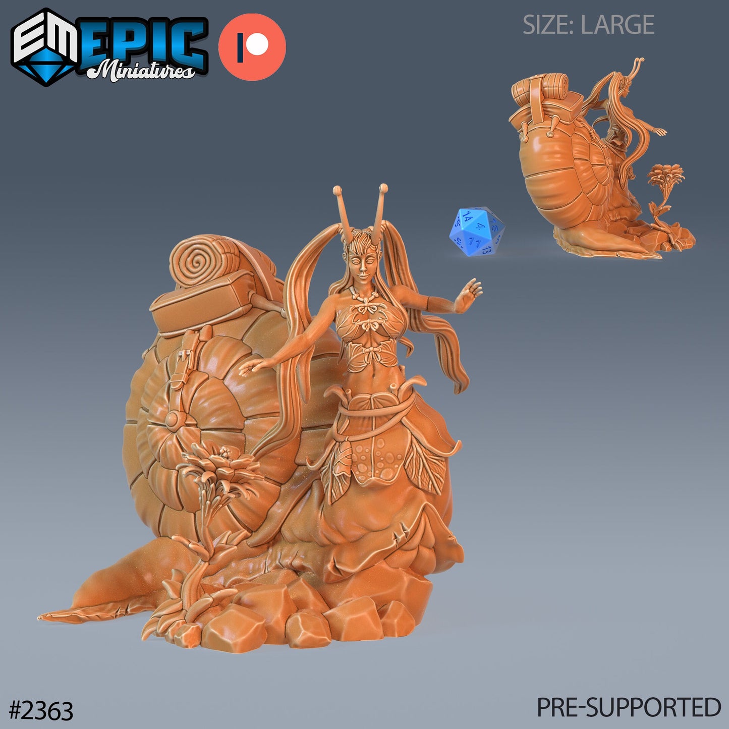 Snail Girl Series - Epic Miniatures | #59 Forest of Wonders
