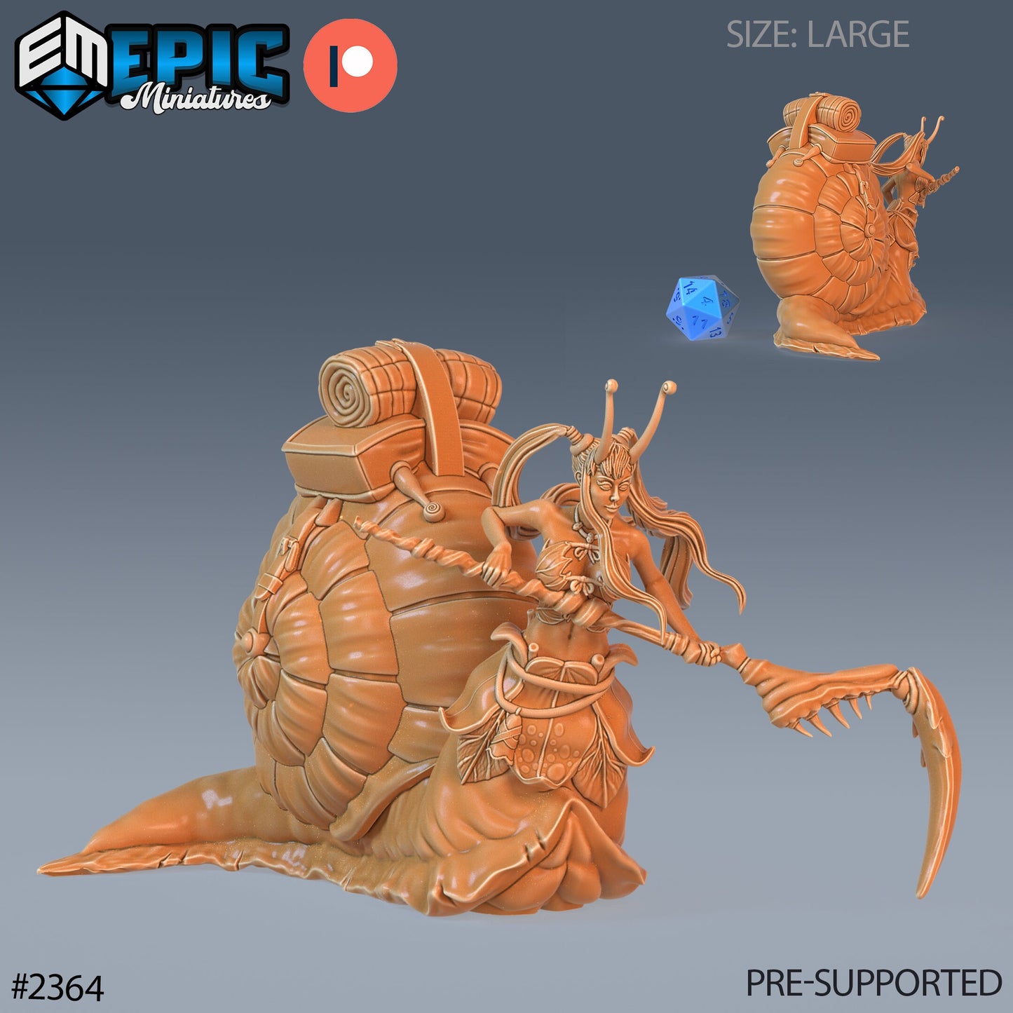 Snail Girl Series - Epic Miniatures | #59 Forest of Wonders