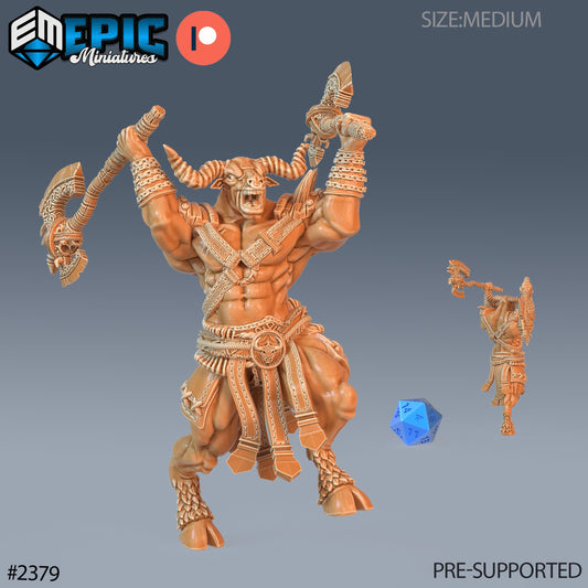 Minotaur Adventurer - Epic Miniatures | #59 Forest of Wonders