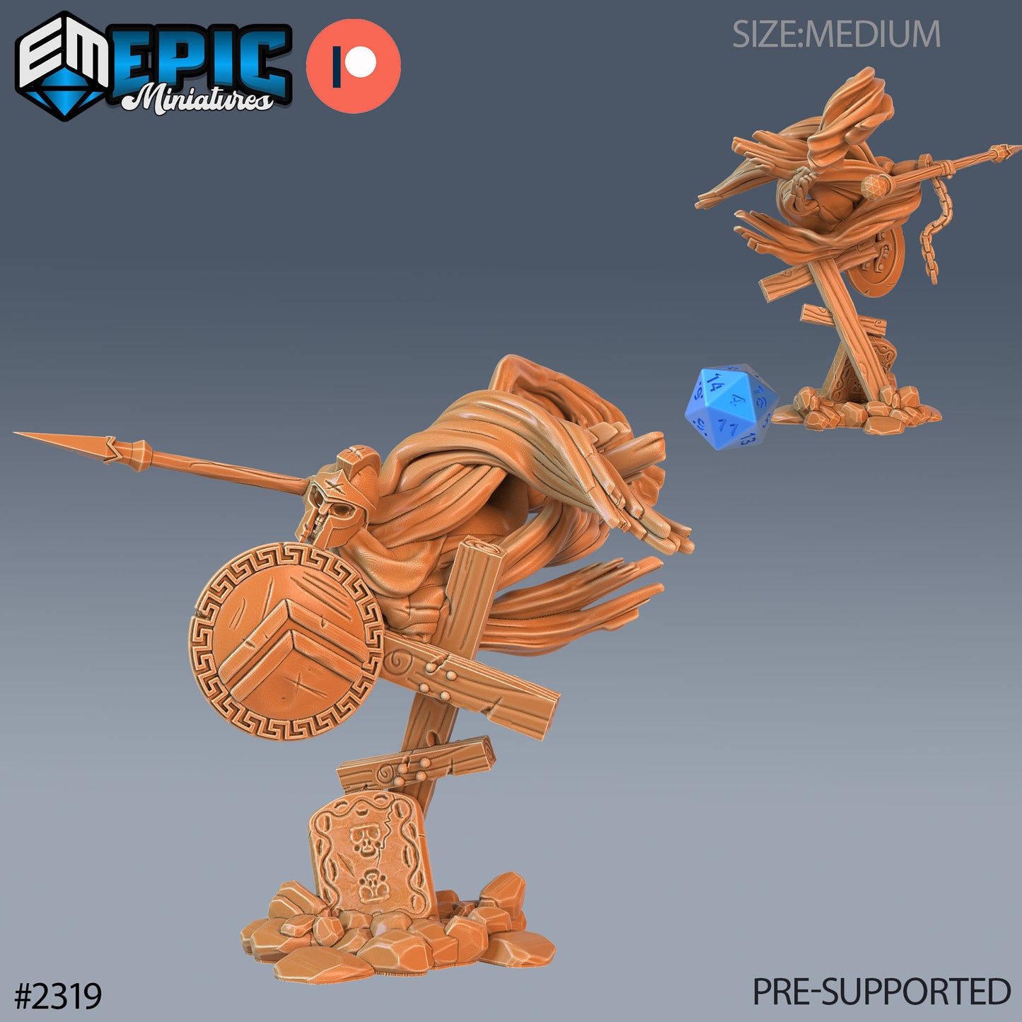 Graveyard Ghost Dagger - Epic Miniatures | #58 Tombs of Demise
