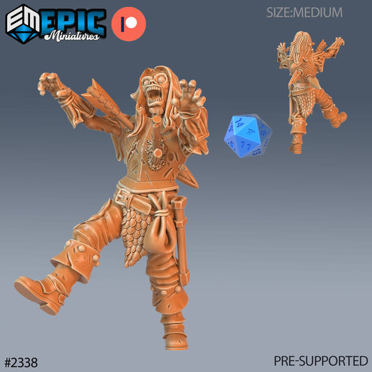 Zombie Warrior - Epic Miniatures | #58 Tombs of Demise