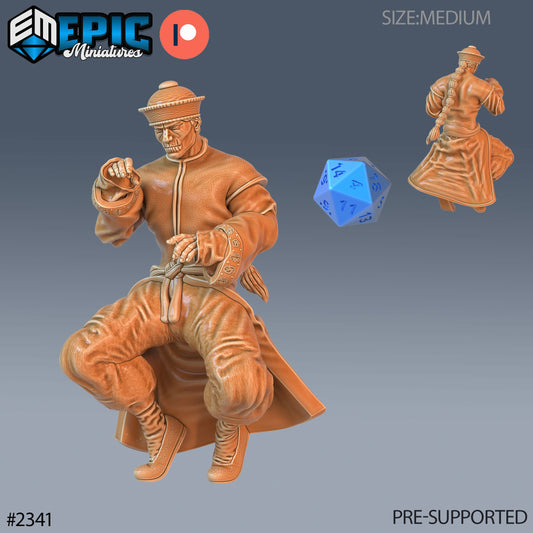 Zombie Kung Fu Monk - Epic Miniatures | #58 Tombs of Demise
