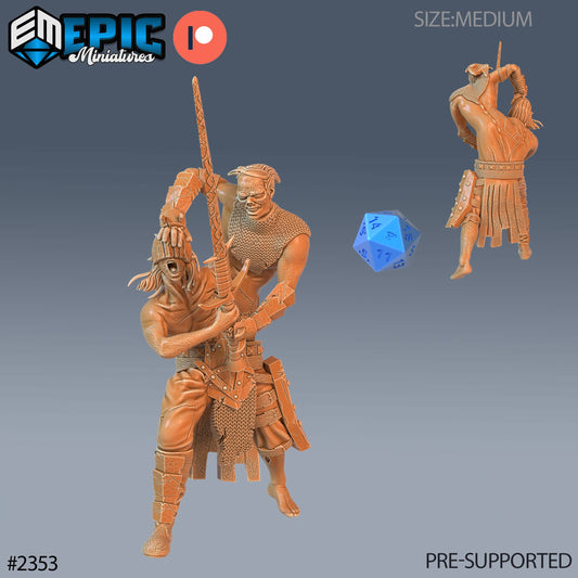 Siamese Zombie - Epic Miniatures | #58 Tombs of Demise