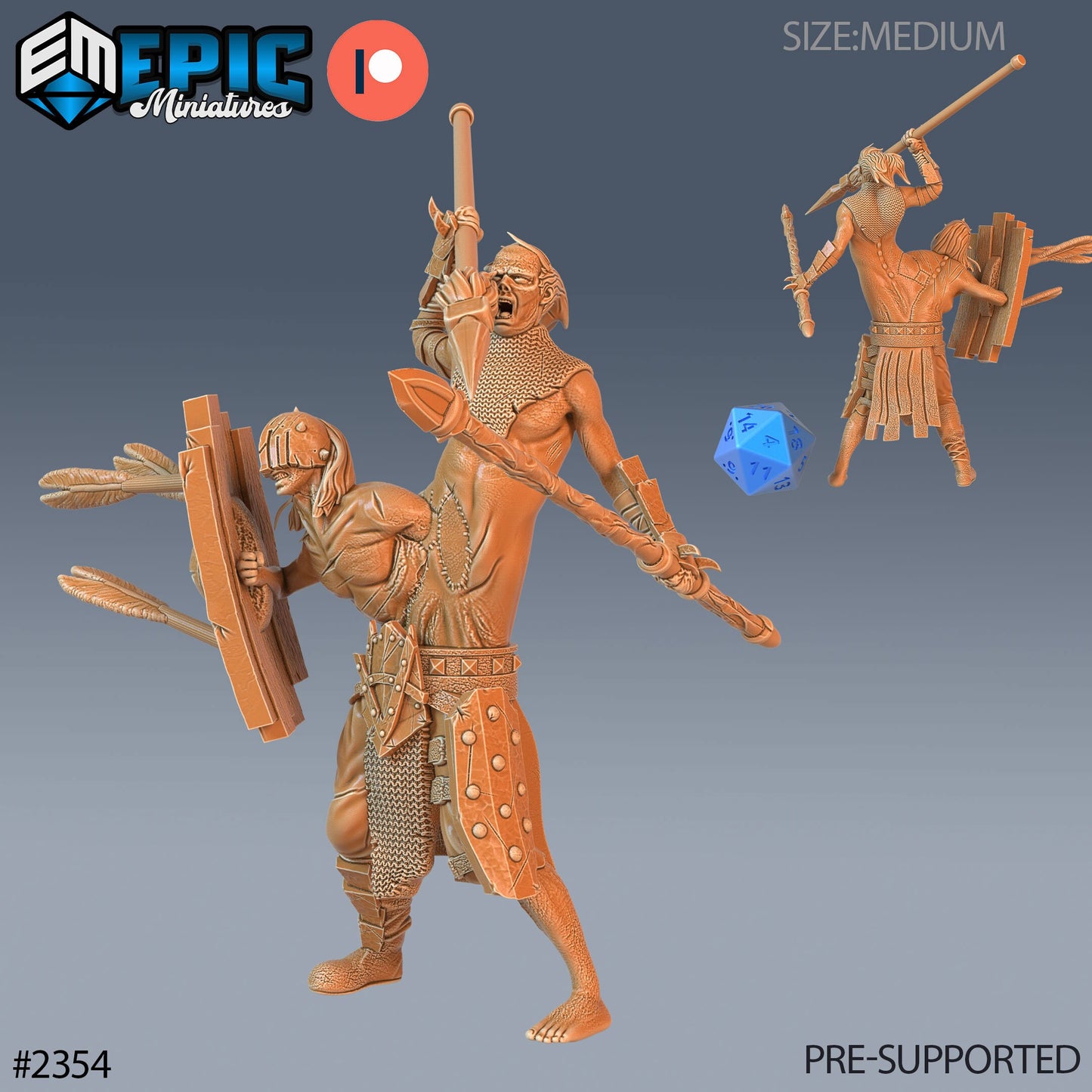 Siamese Zombie - Epic Miniatures | #58 Tombs of Demise