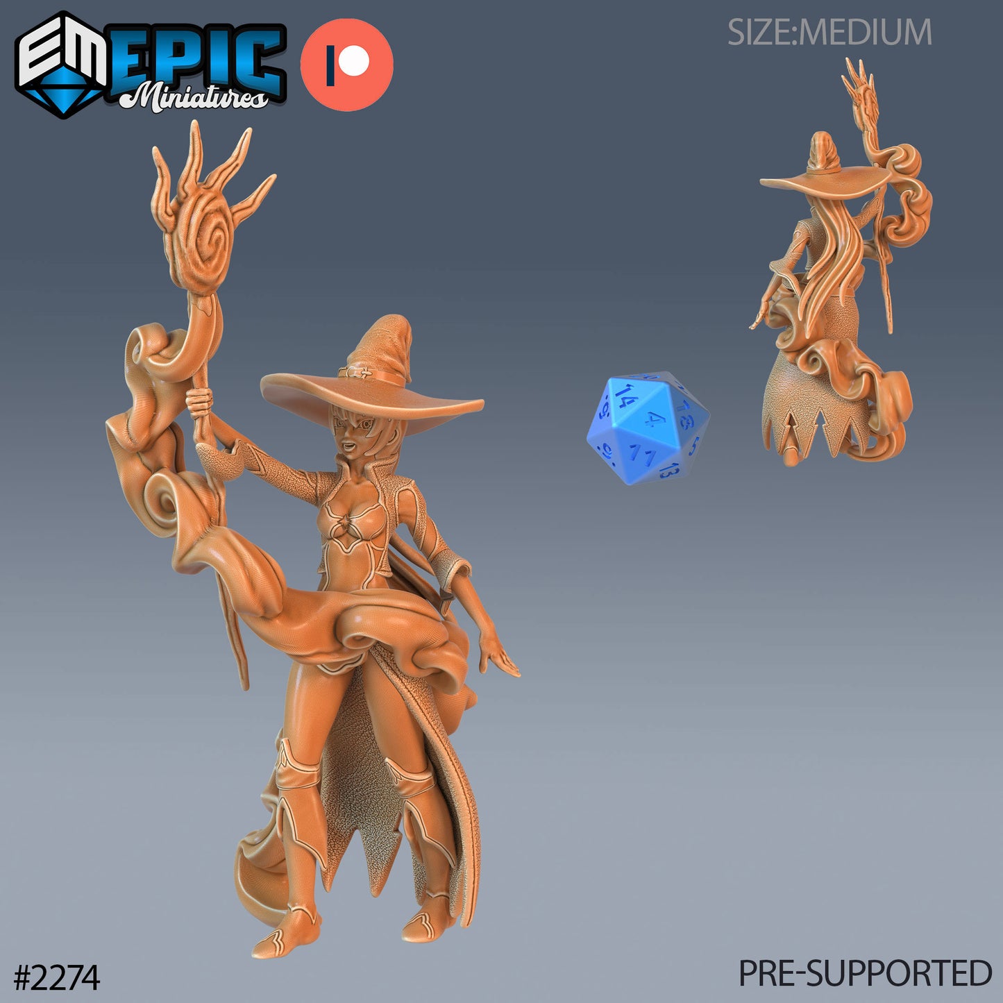 Young Witch - Epic Miniatures | #57 Arcane Dungeon