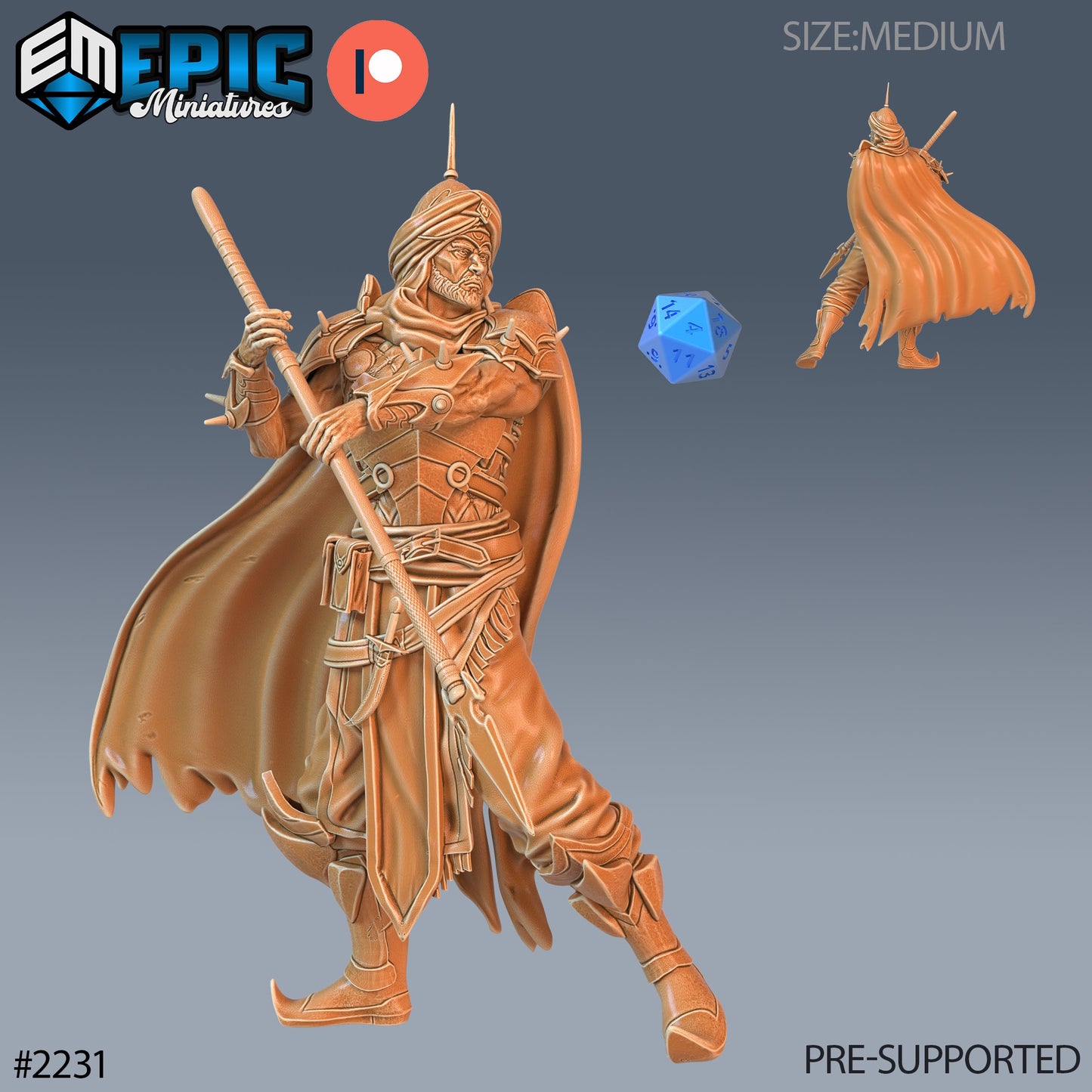 Orient Warrior - Epic Miniatures | #56 Oriental Dunes