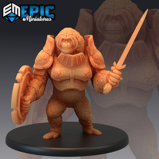 Orangutan Knight Series - Epic Miniatures | #54 Chaos Jungle