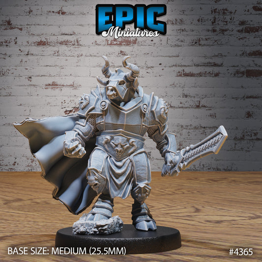 Minotaur Paladin Series - Epic Miniatures | #100 Olympian Legends