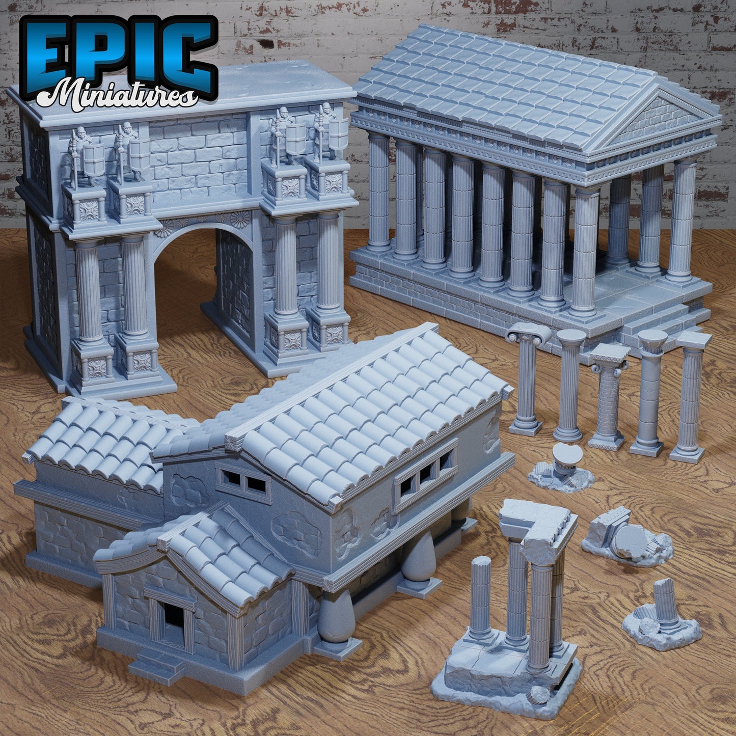 Olympian Buildings - Epic Miniatures | #100 Olympian Legends