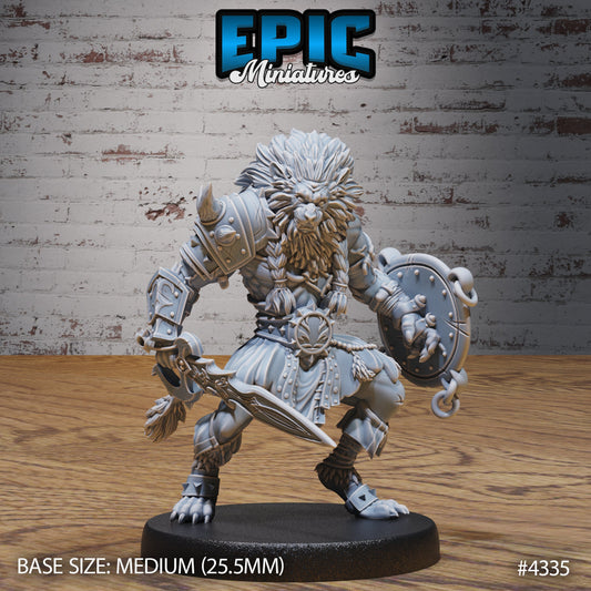 Nemean Lion Folk - Epic Miniatures | #100 Olympian Legends