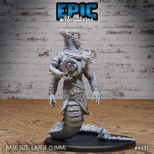 Naga Sorcerer - Epic Miniatures | #102 - Serpents Rage