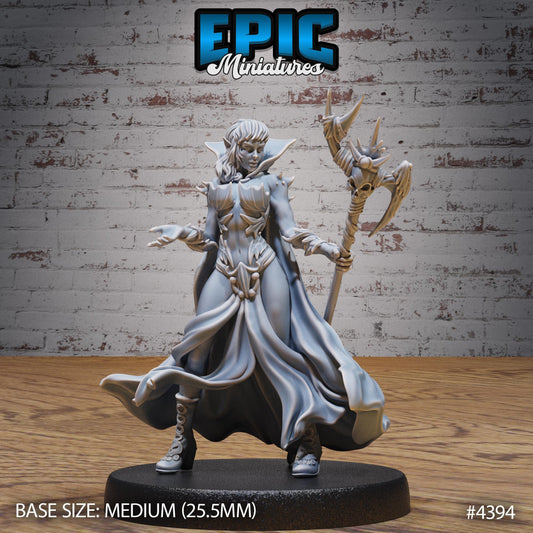 Elf Warlock Female - Epic Miniatures | #101 - Mighty Heroes