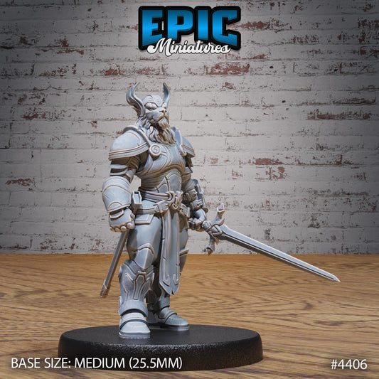 Beast Folk Paladin - Epic Miniatures | #101 - Mighty Heroes