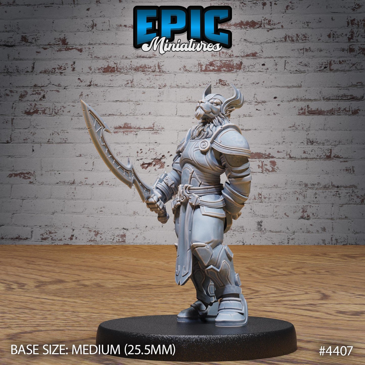 Beast Folk Paladin - Epic Miniatures | #101 - Mighty Heroes