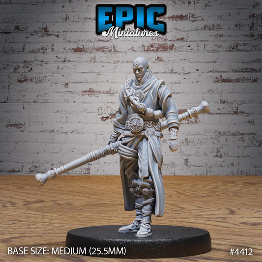 Element Monk Air - Epic Miniatures | #101 - Mighty Heroes