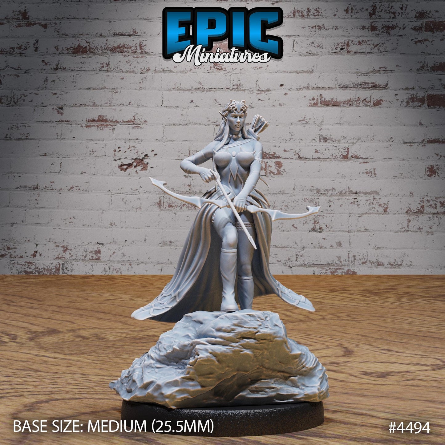 Dark Elf Domina Series - Epic Miniatures | #103 - Deep Dark Caves