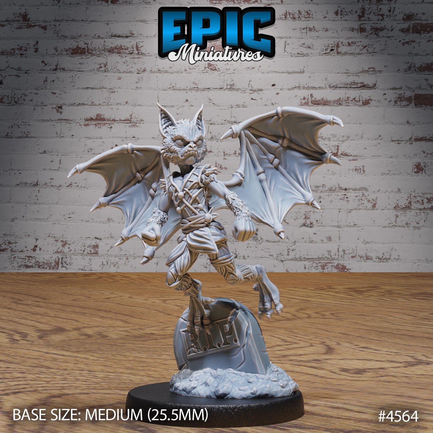 Bat Folk Warrior - Epic Miniatures | #105 - Vampire Invasion