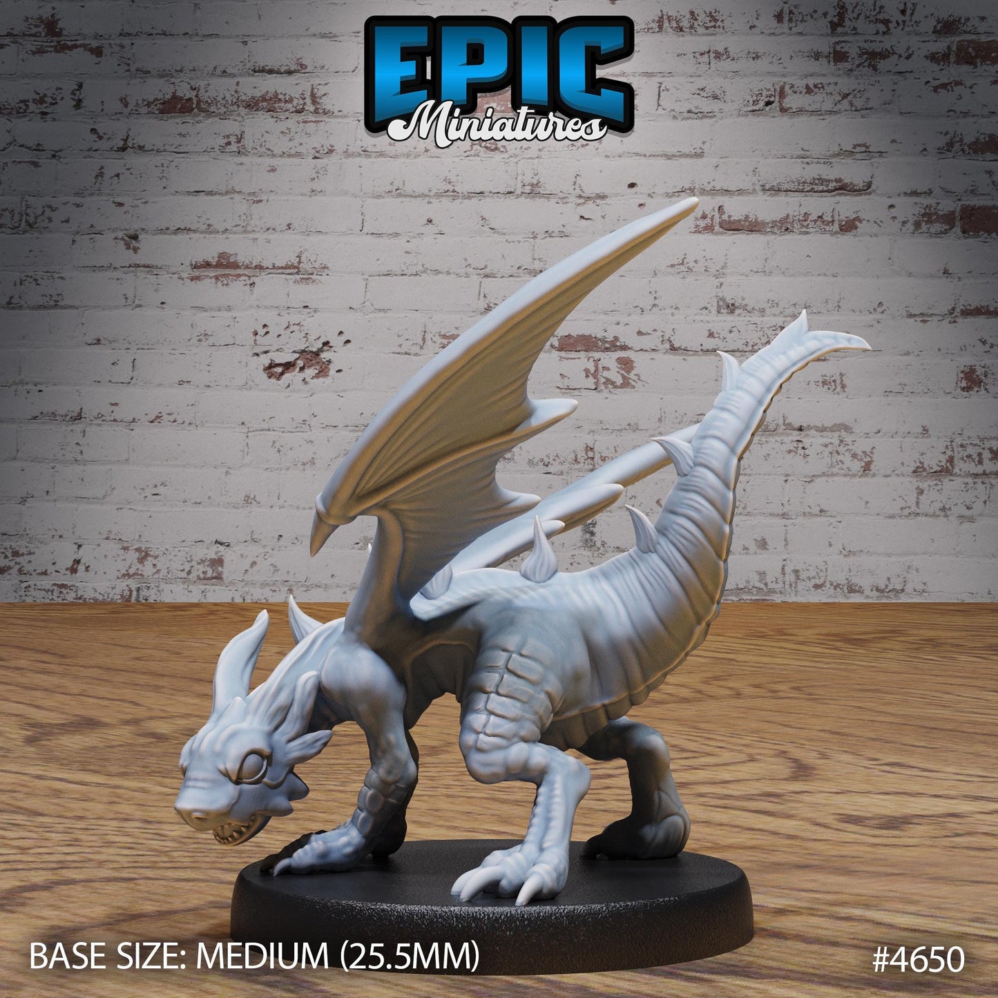 Light Dragon Wyrmling - Epic Miniatures | #106 -Faith Defender