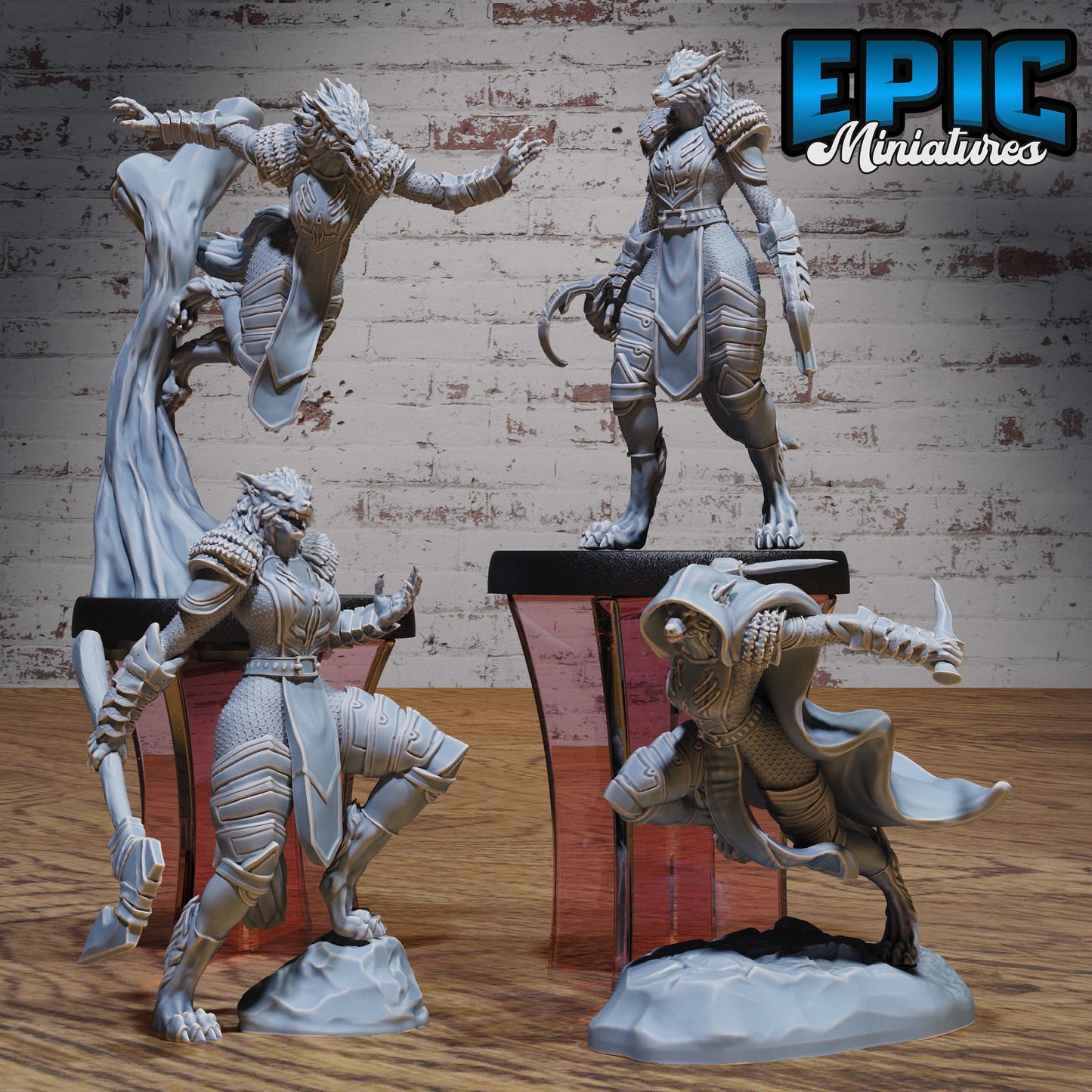 Werewolf Armored Female - Epic Miniatures | #107 - Beast Hunt