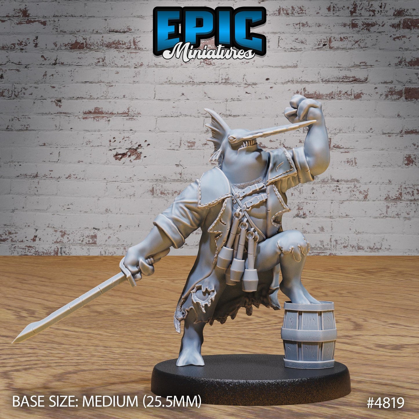 Sawhead Pirate - Epic Miniatures | #110 - Mysterious Ocean