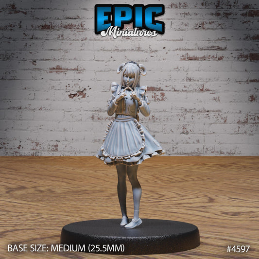 Tiefling Maid - Epic Miniatures | #105 - Vampire Invasion