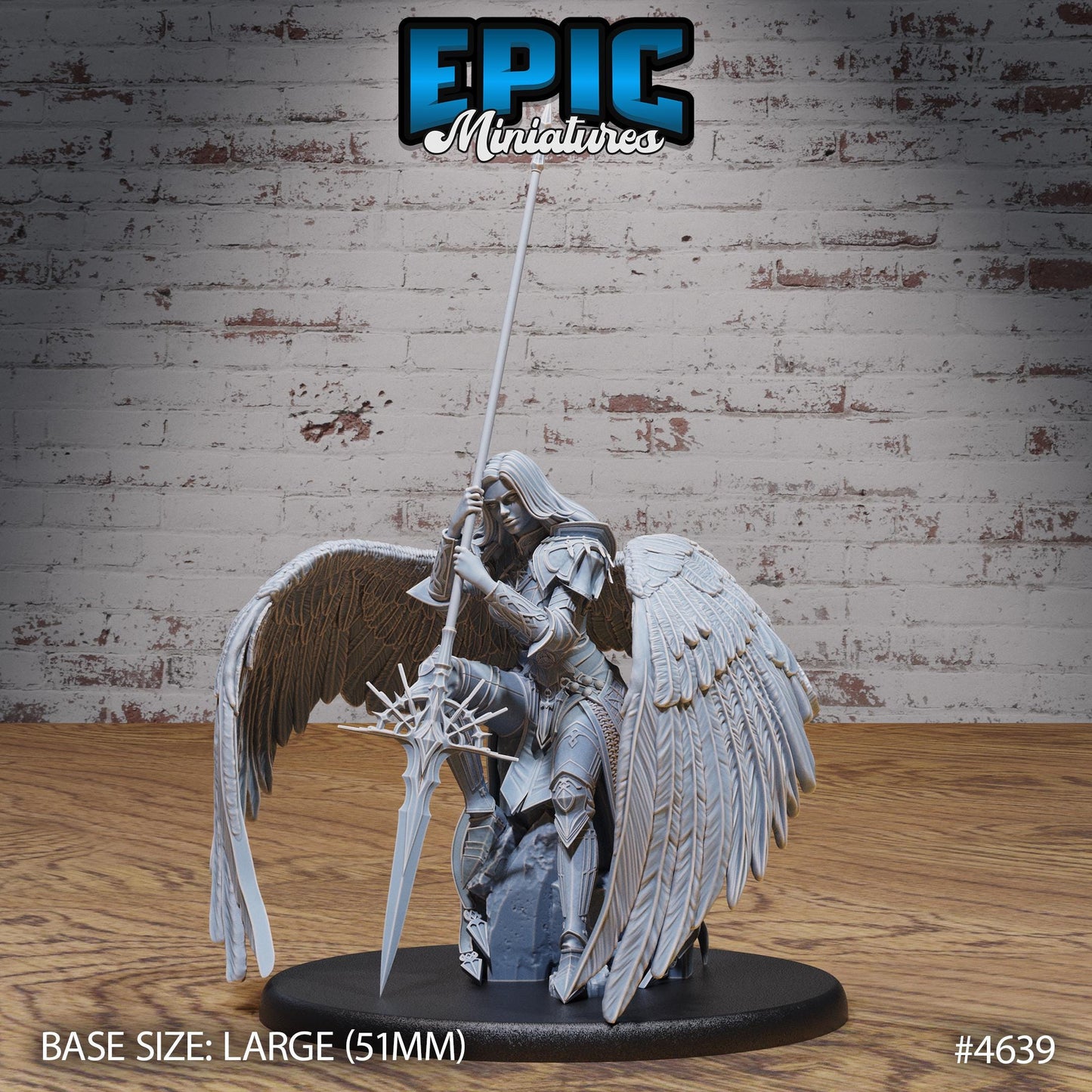 Planetar Female Angel - Epic Miniatures | #106 - Faith Defender