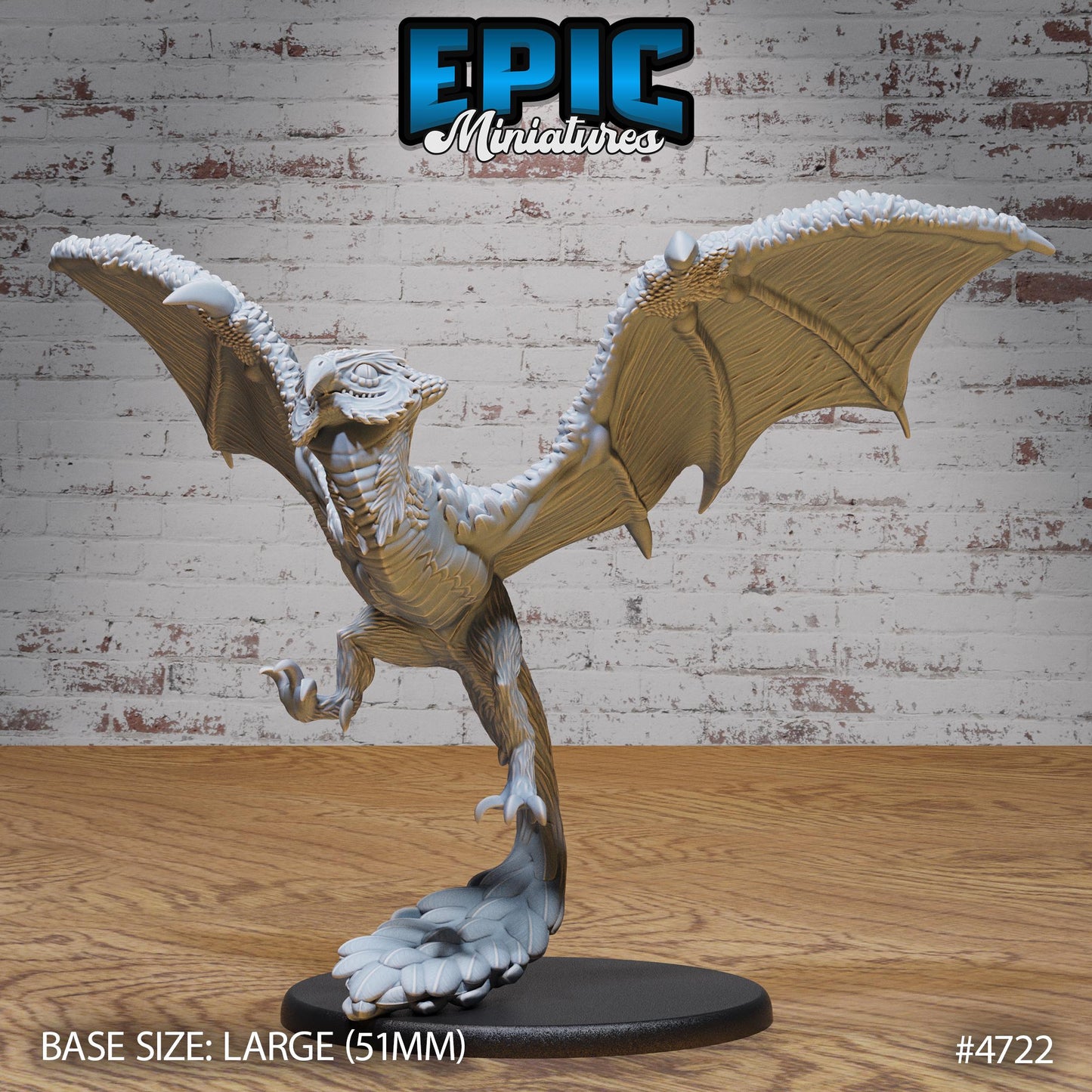 Owl Wyvern - Epic Miniatures | #108 - Old Fables