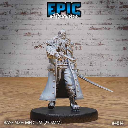 Pirate Captain Barbarossa - Epic Miniatures | #110 - Mysterious Ocean