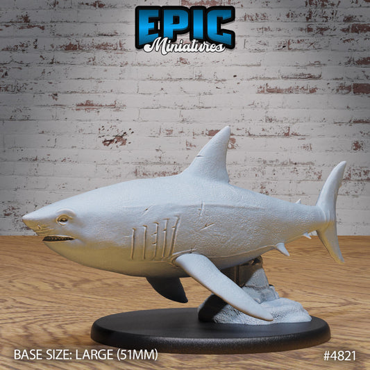 Great White Shark - Epic Miniatures | #110 - Mysterious Ocean