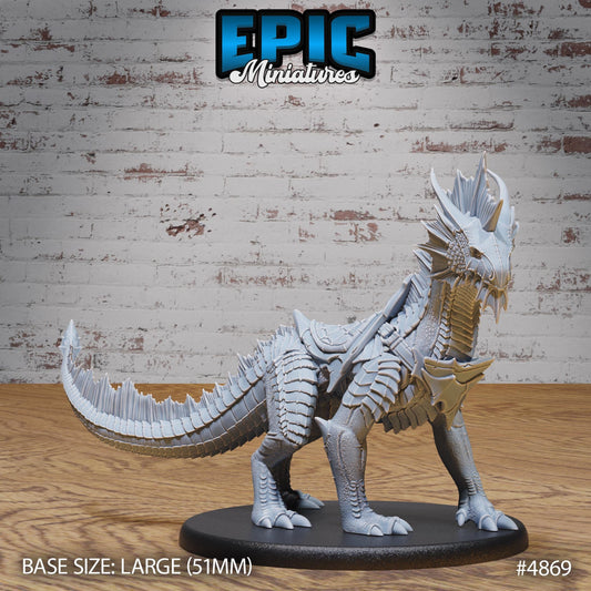 Guard Drake Silver - Epic Miniatures | #111 - Age of Dragons