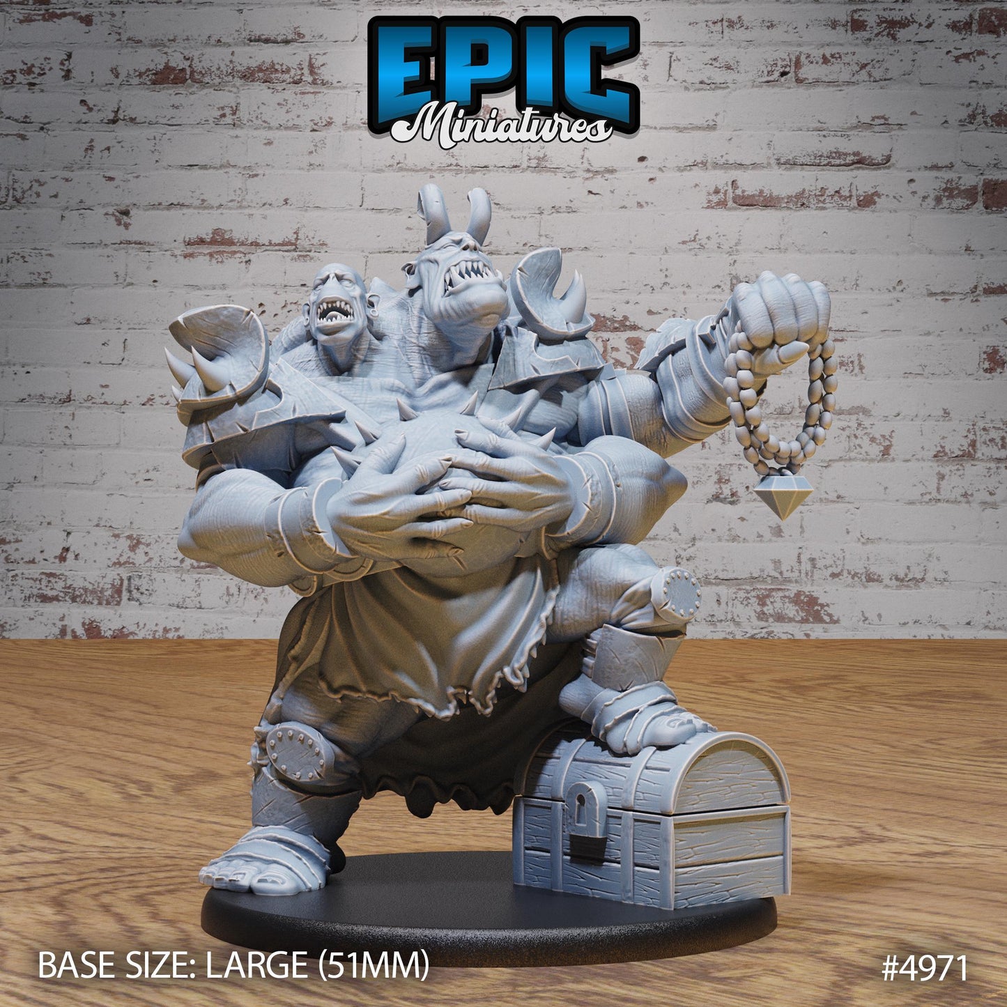 Ettin Mutant General - Epic Miniatures | #113 -Savage Attack