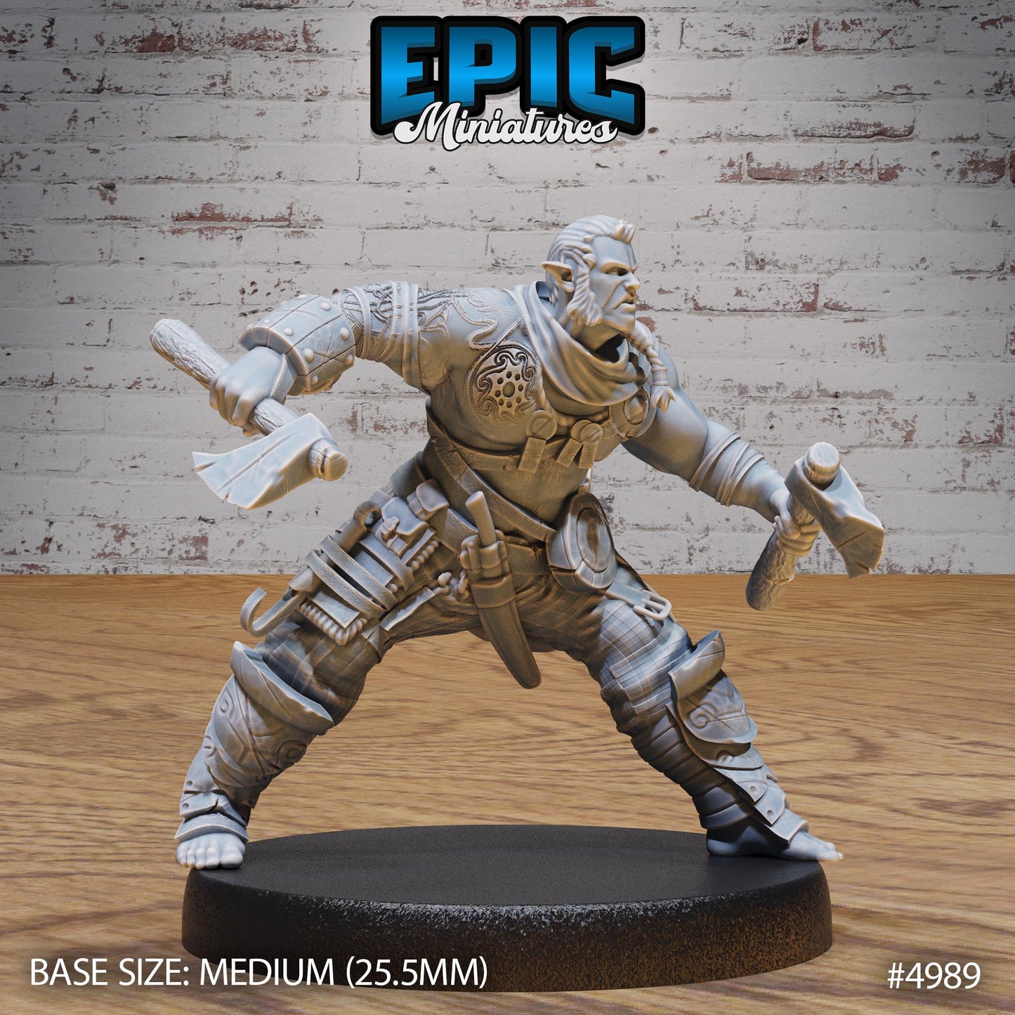 Half Orc Adventurer - Epic Miniatures | #113 -Savage Attack