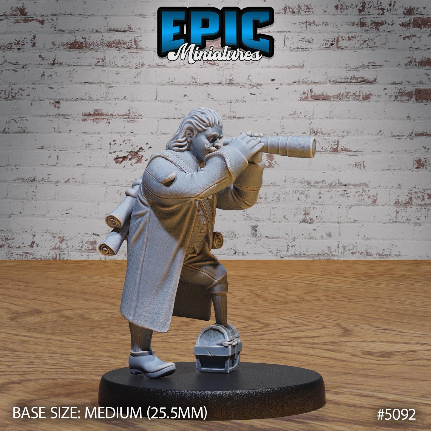 Halfling Ship Captain - Epic Miniatures | #115 -Halfling Meadows
