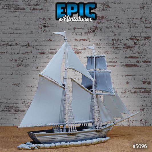 Sailing Ship 5096 - Epic Miniatures | #115 - Halfling Meadows
