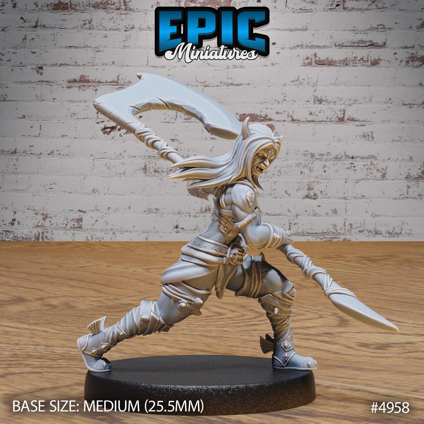 Orc Tiefling Female - Epic Miniatures | #113 -Savage Attack