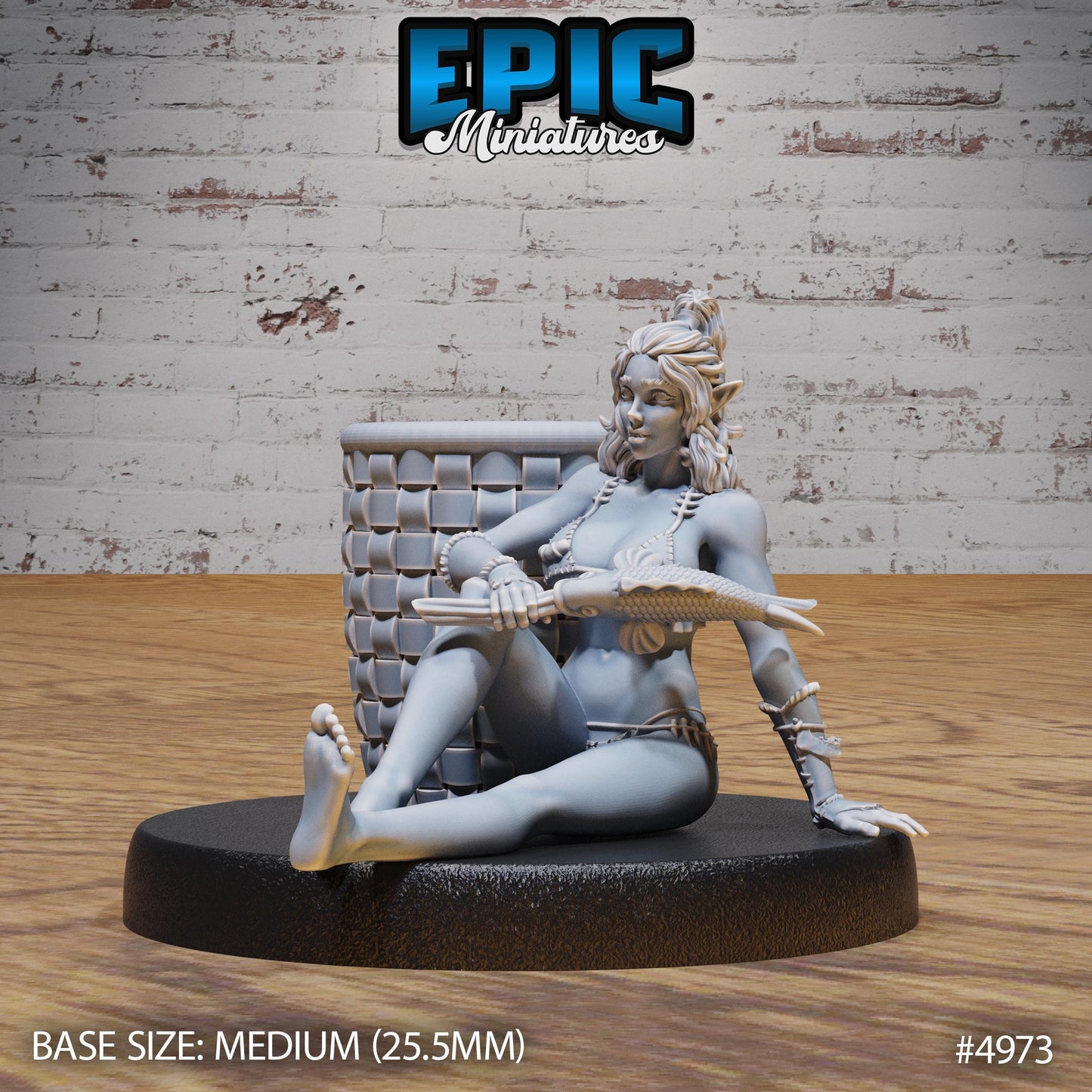 Orc Fisher Female - Epic Miniatures | #113 -Savage Attack