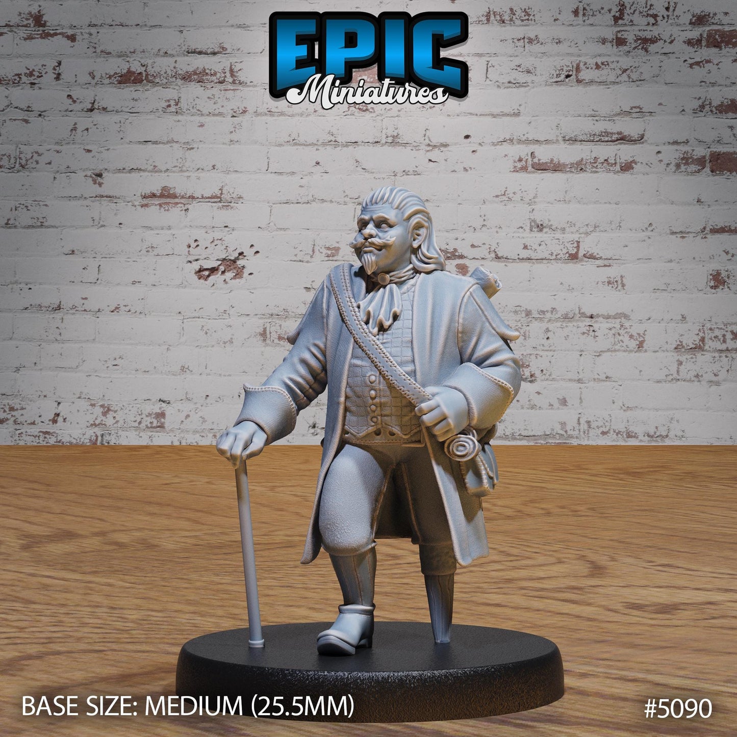 Halfling Ship Captain - Epic Miniatures | #115 -Halfling Meadows