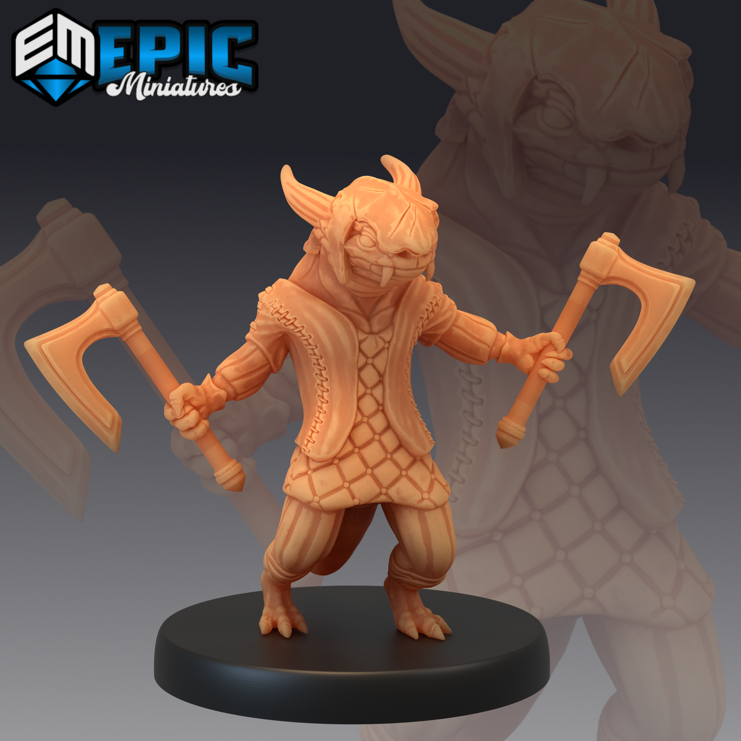 Lizardfolk Series - Epic Miniatures | Medium | Humanoids, Lizard