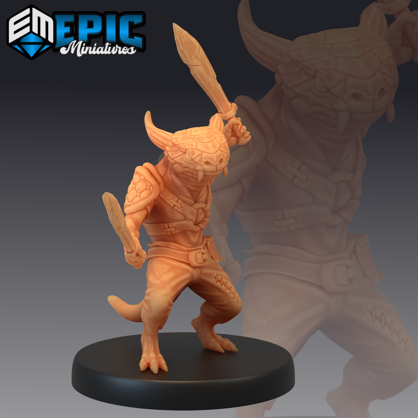 Lizardfolk Series - Epic Miniatures | Medium | Humanoids, Lizard