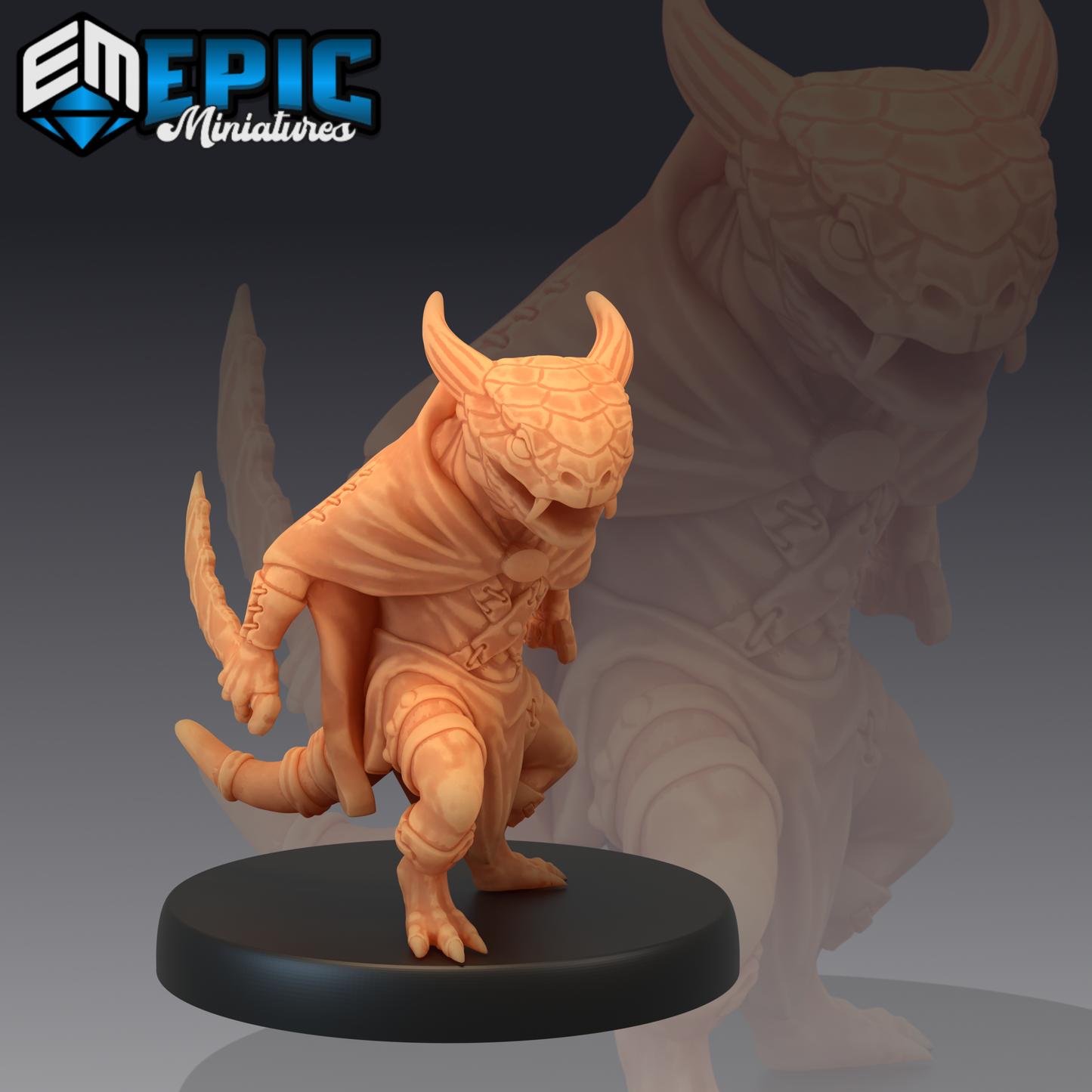 Lizardfolk Series - Epic Miniatures | Medium | Humanoids, Lizard