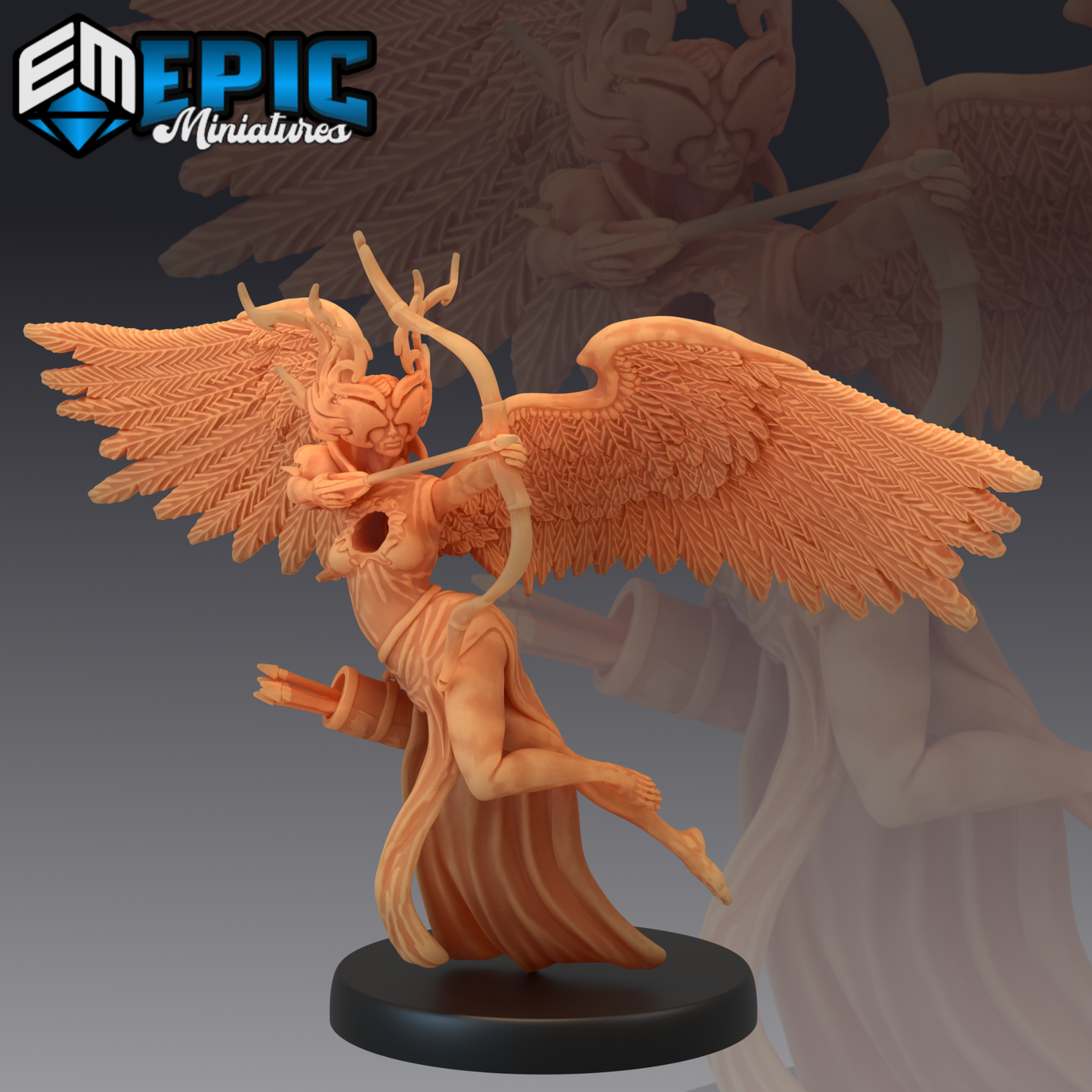 Heartless Angel Series - #32 Sky Dominion - Epic Miniatures | Medium | Humanoids, Feminine, Winged