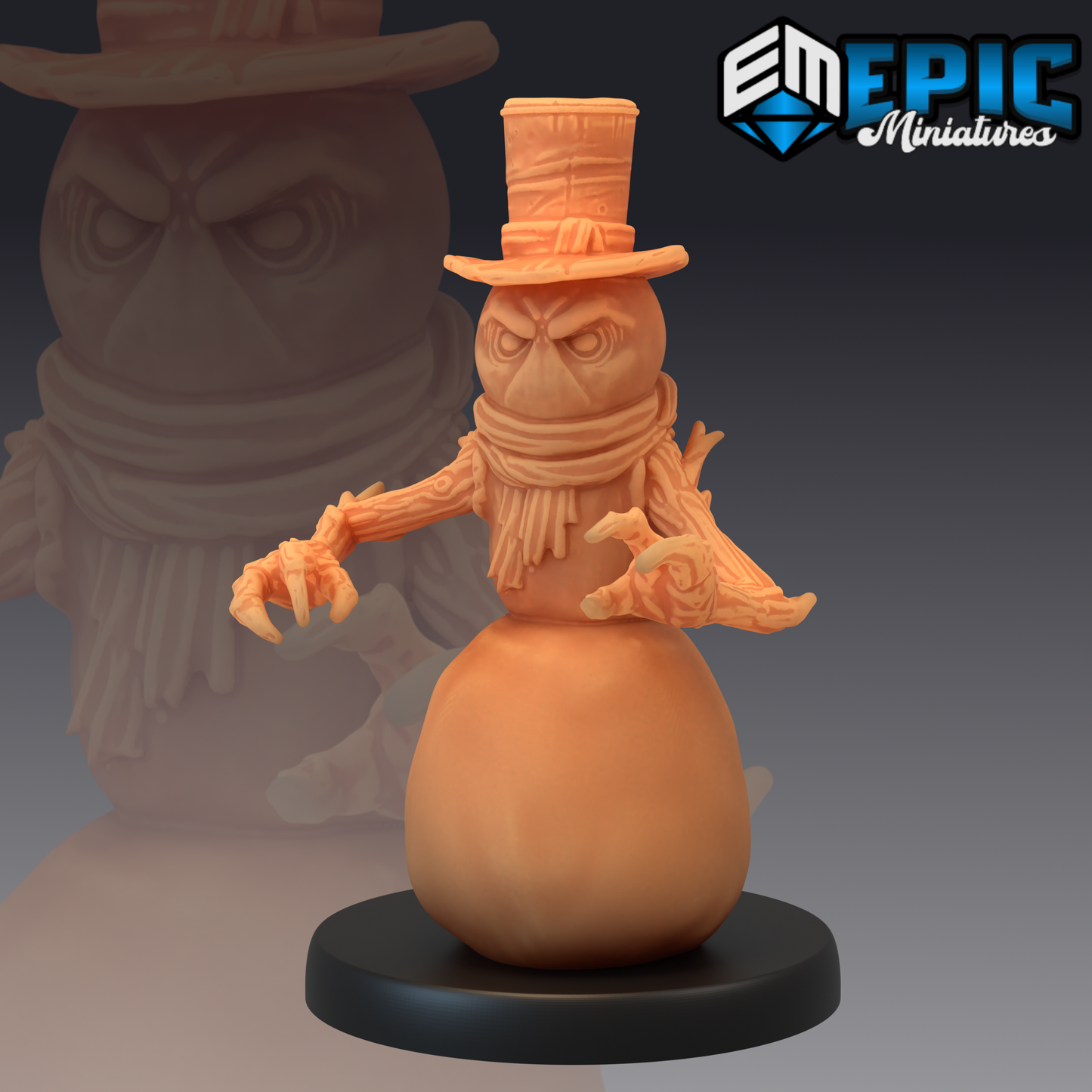 Animated Snowman - #08 Artic Nights - Epic Miniatures | Snowman Elemental | Frozen, Snow, Construct, Tundra, Ice, Arctic