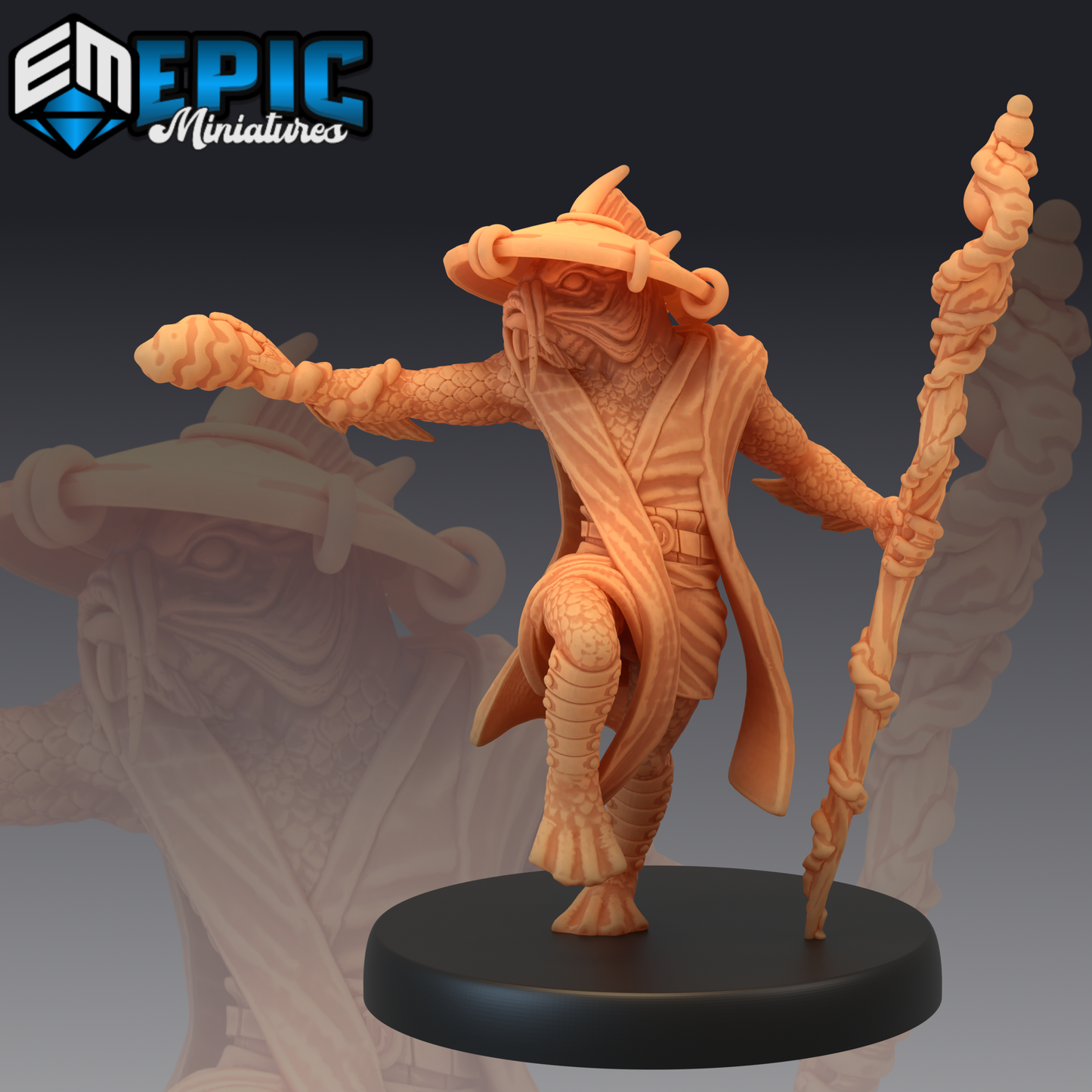 Fish Folk Koi Tribe - Epic Miniatures | Medium | Humanoids