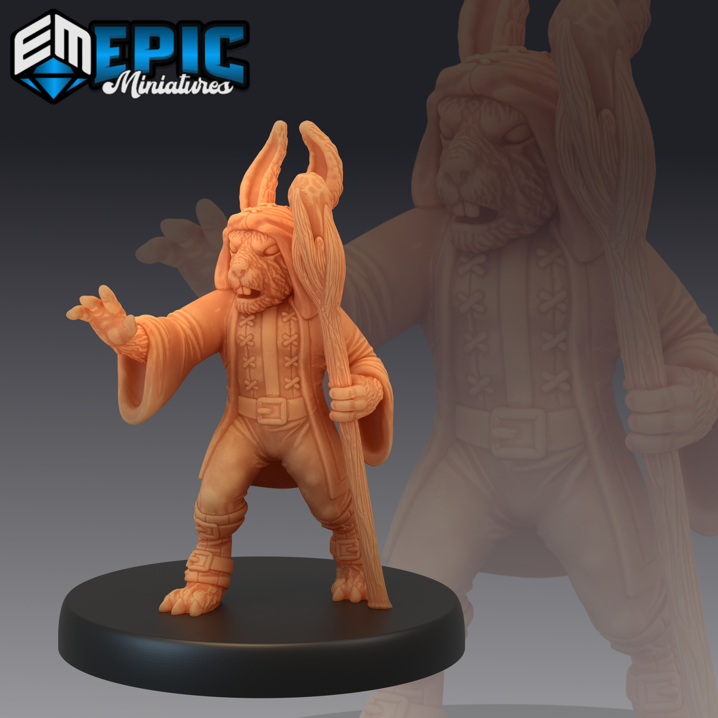 Bunny Tribe Series - #48 Extra Monsters Pack - Epic Miniatures | Medium | Humanoids, Masculine