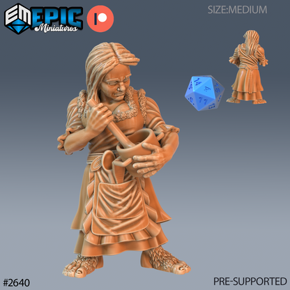 Halfling Villager - Epic Miniatures | #65 Little Folk