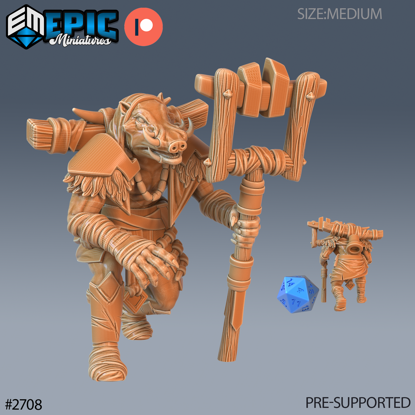 Warthog Folk Tribe - Epic Miniatures | #66 Wild Winter Holidays