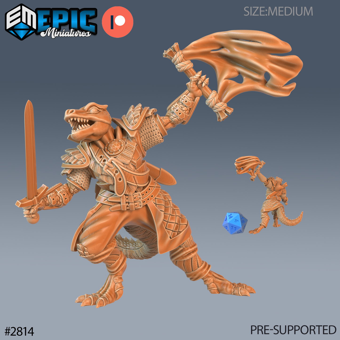 Lizardman Tribe - Epic Miniatures | #68 Reptiles of War