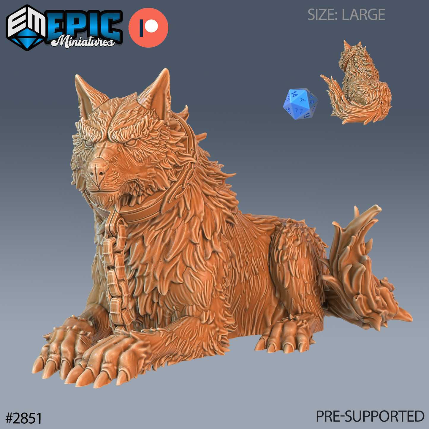 Fenrir Wolf - Epic Miniatures | #69 Viking Age