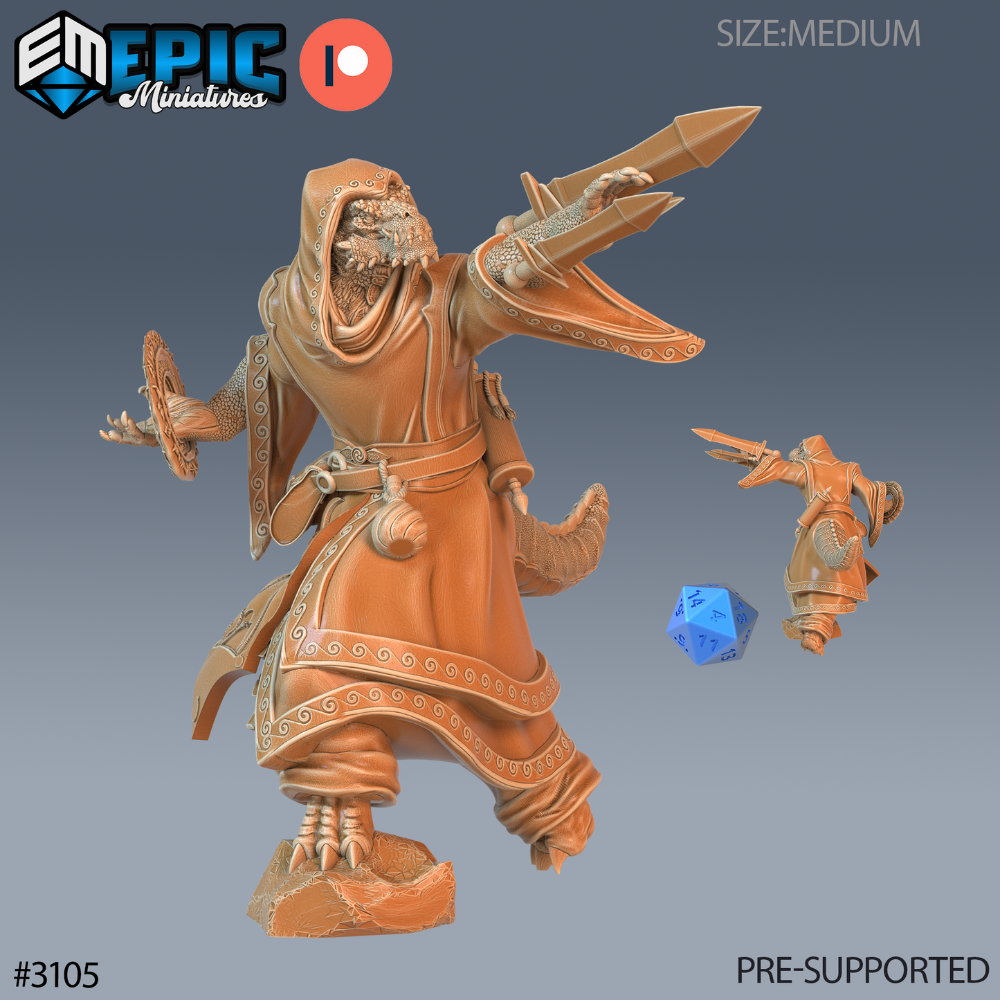 Half Dragon Sorcerer Player Character Series - #74 Sunrise Tavern - Epic Miniatures | Sunrise Tavern