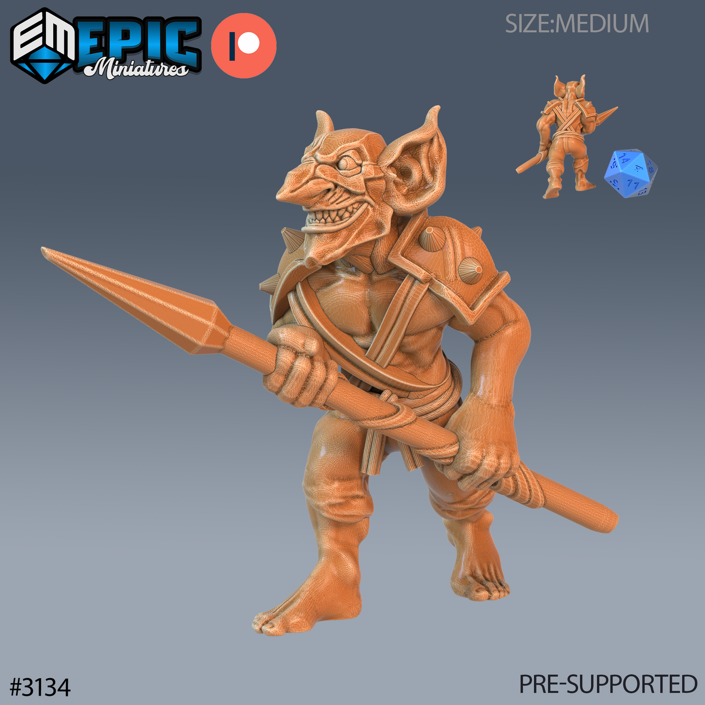 Wicked Goblin Tribe Series - #75 Easter Surprise - Epic Miniatures | Goblins | Masuline | Weapons | Medium